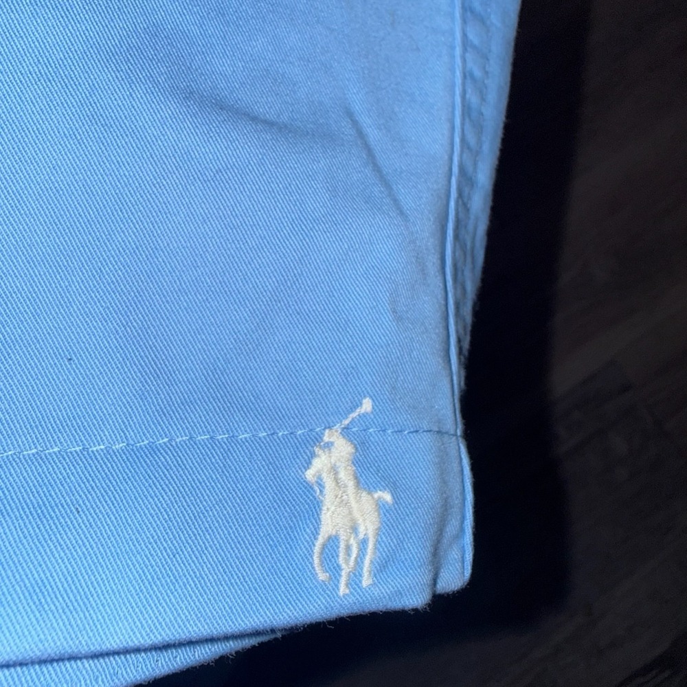 Polo Ralph Lauren Shorts Men 2XB Blue Stretch Classic Fit Chino Golf Pony - Picture 6 of 7